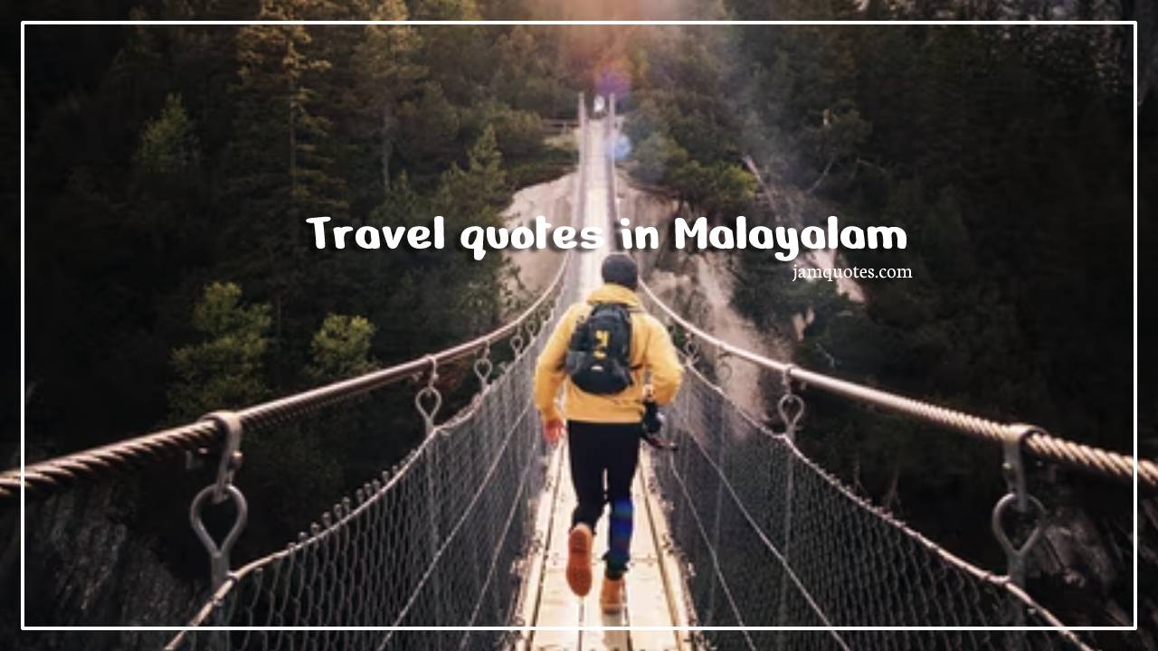 Travel quotes in Malayalam